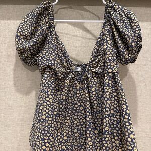 Floral Puff Sleeve Blouse